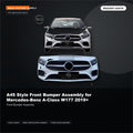 A45 Style Front Bumper Assembly for Mercedes-Benz A-Class W177 2019+