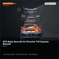 GT4 Style Aero Kit for Porsche 718 Cayman Boxster