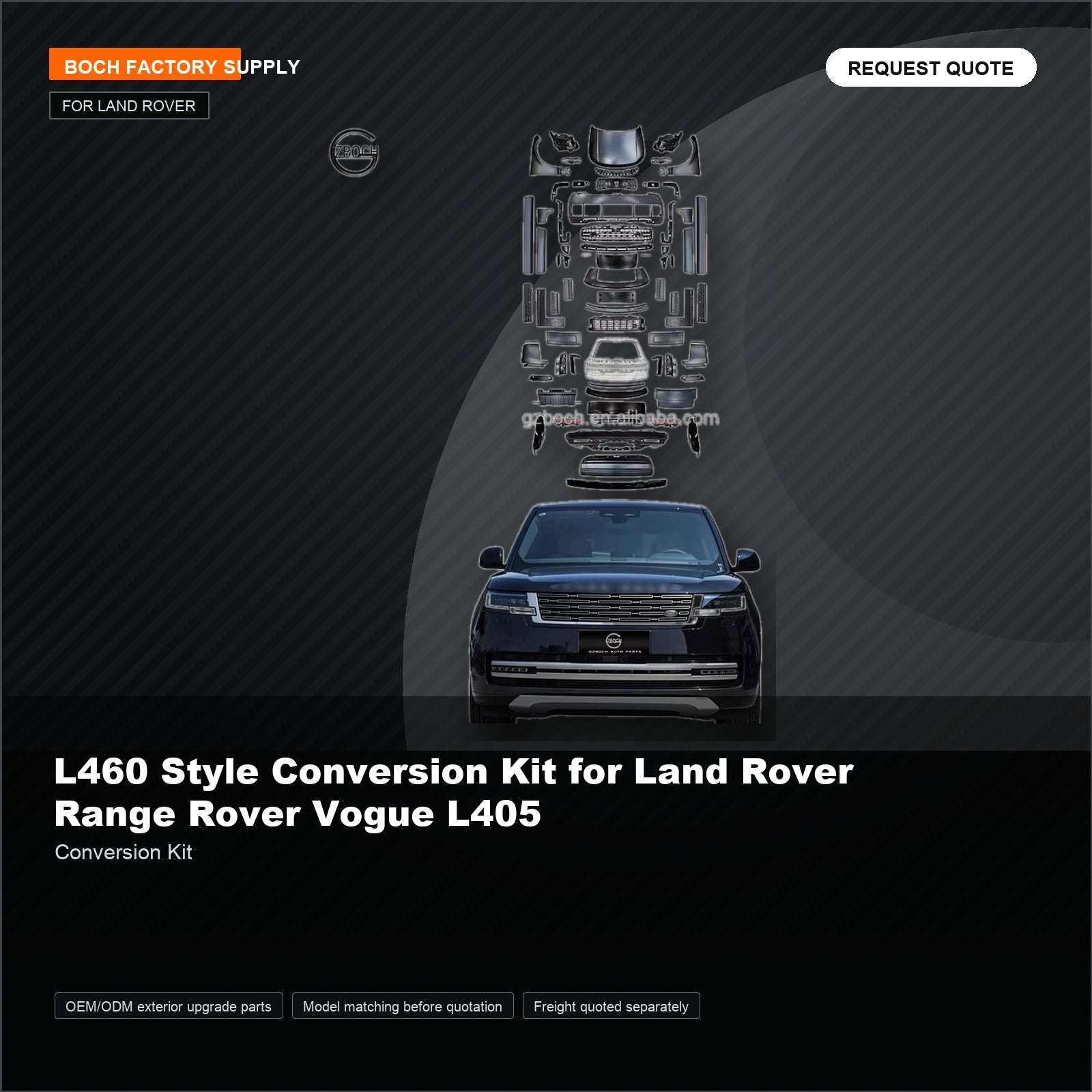 L460 Style Conversion Kit for Land Rover Range Rover Vogue L405