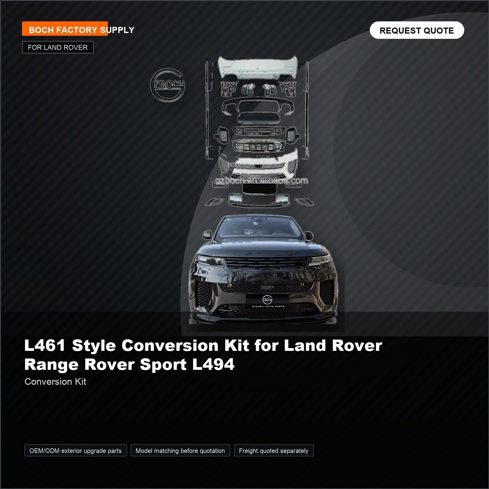 L461 Style Conversion Kit for Land Rover Range Rover Sport L494