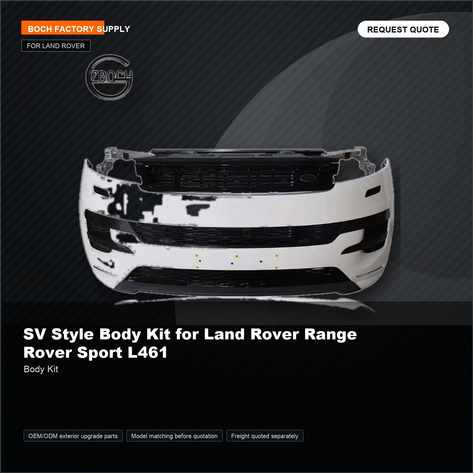 SV Style Body Kit for Land Rover Range Rover Sport L461