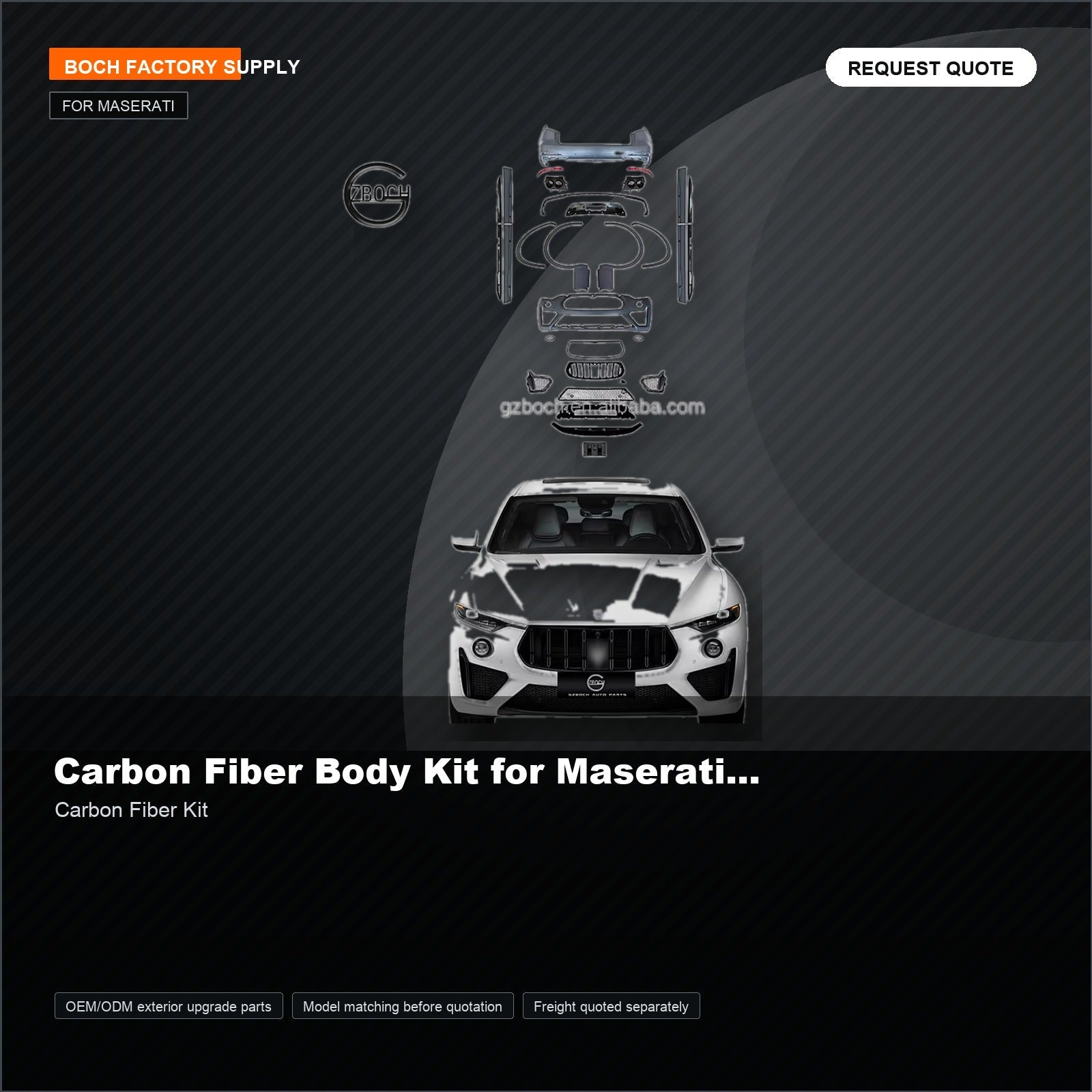 Carbon Fiber Body Kit for Maserati Levante