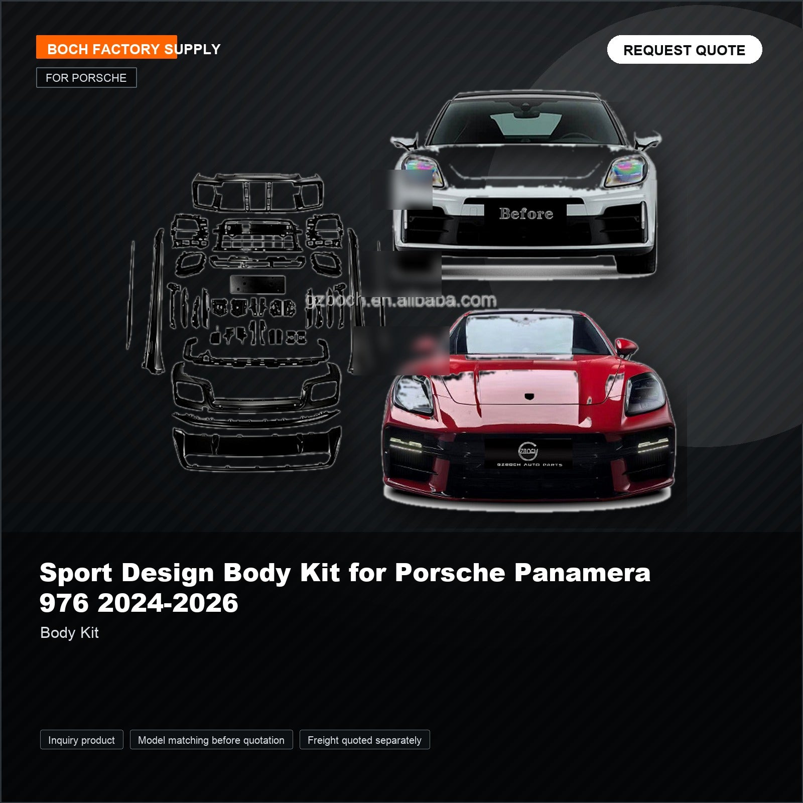 Sport Design Body Kit for Porsche Panamera 976 2024-2026