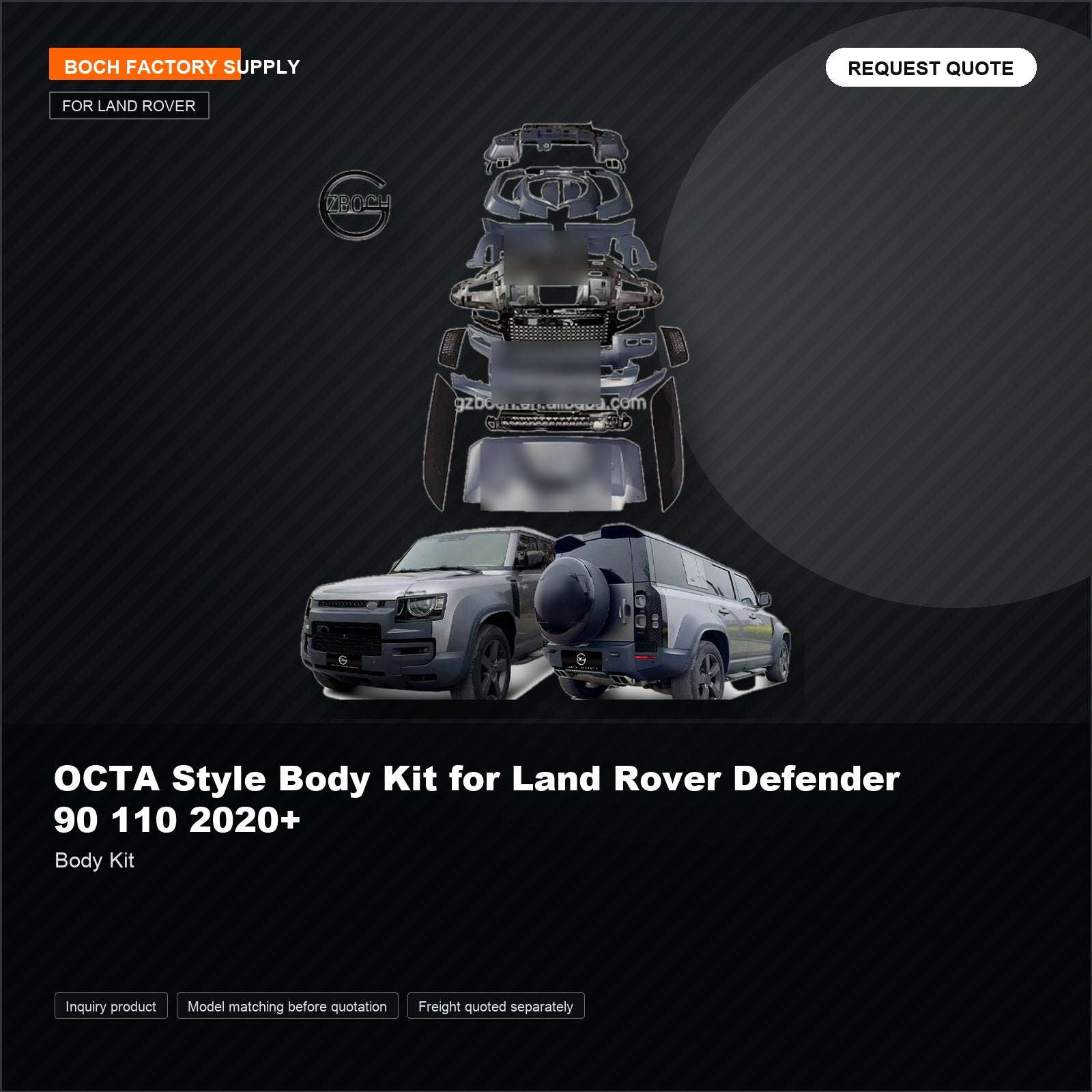 OCTA Style Body Kit for Land Rover Defender 90 110 2020+