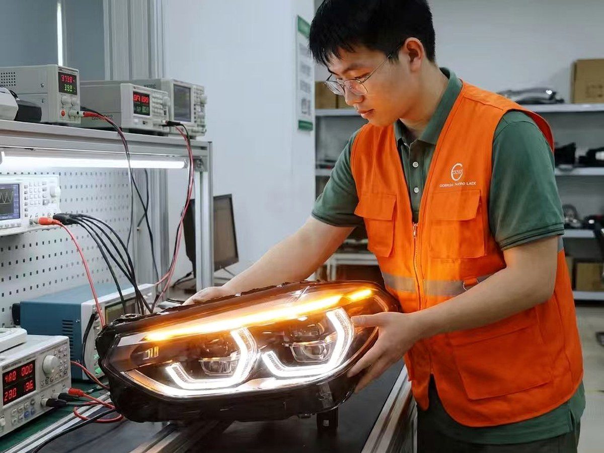 GZBOCH lighting bench test before packing