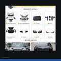 Maybach style conversion kit for Mercedes-Benz S Class W221 to W223 look black background product image