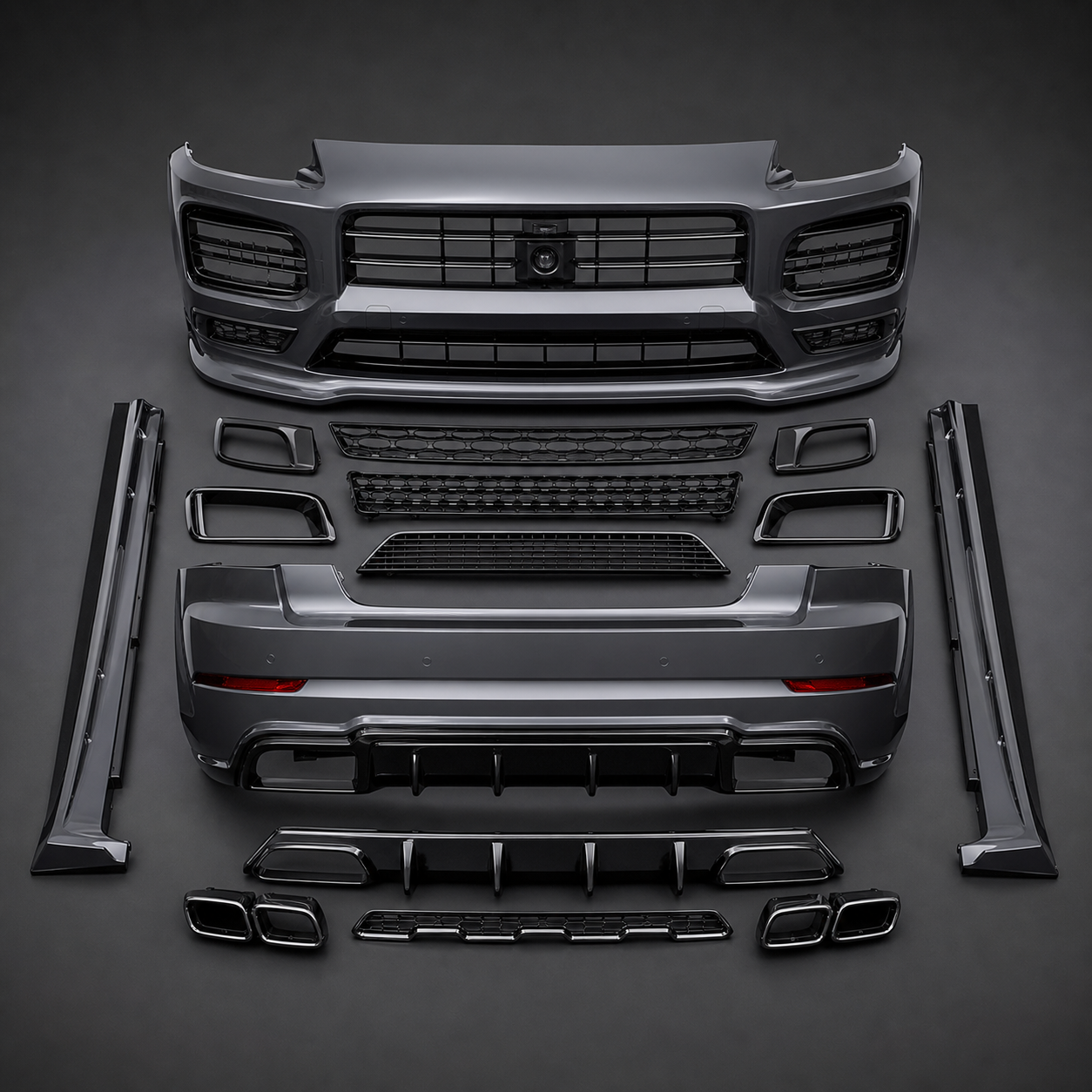 Full Body Kit Upgrade for Porsche Cayenne 955 to 9Y0