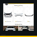 RSQ3 style body kit for Audi Q3 black background product image